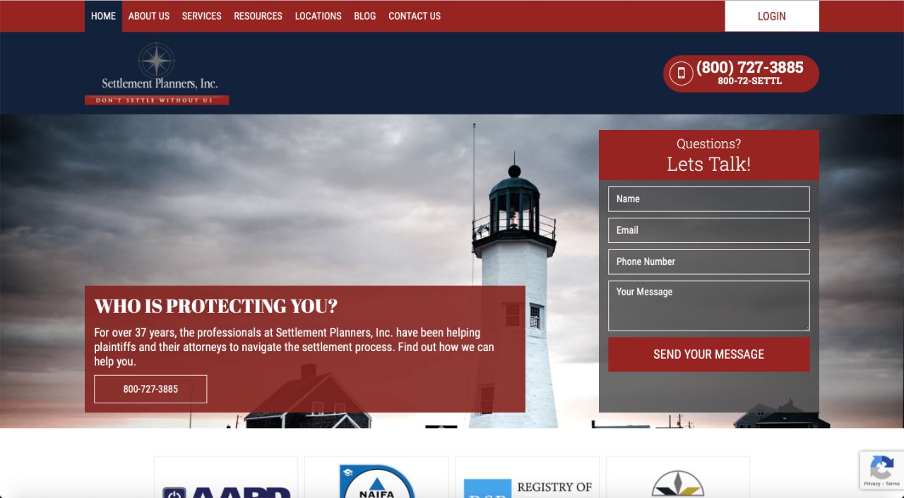 structured settlement company 25, Strategic Planners