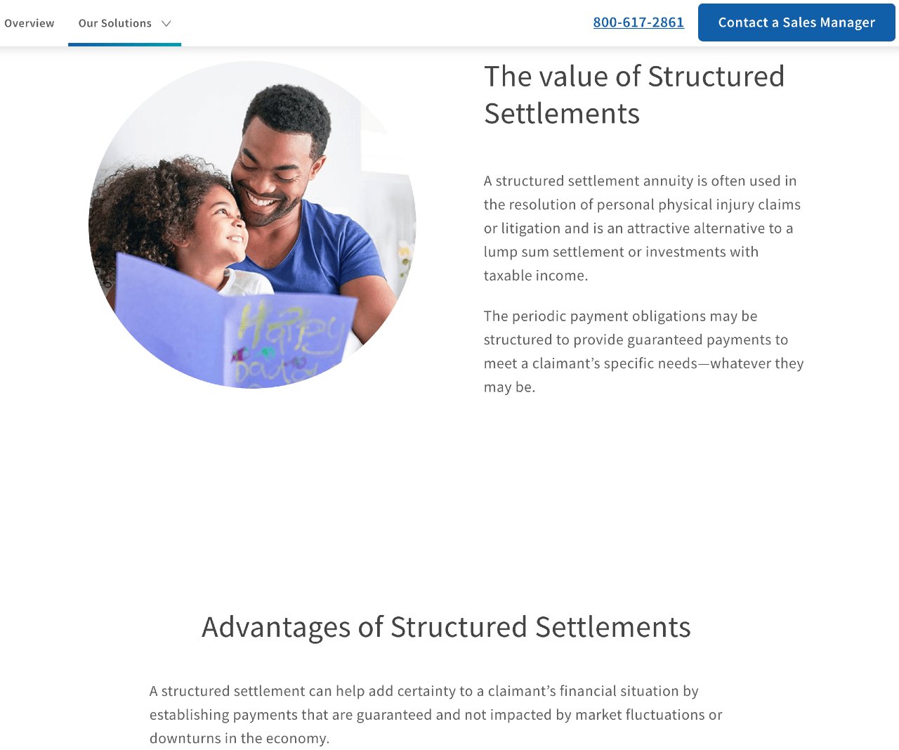structured settlement company 5, Mutual of Omaha Insurance website screenshot